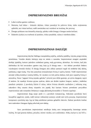 Impresionizmas. Klodas Monė. Paveikslėlis 4