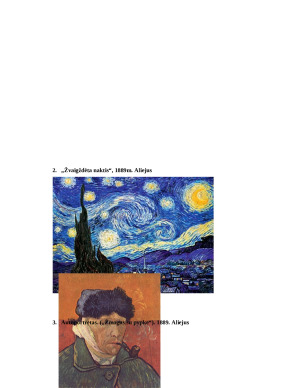 Modernizmo link simboliškumas ir ekspresija V. van Gogho kūryboje. Paveikslėlis 9