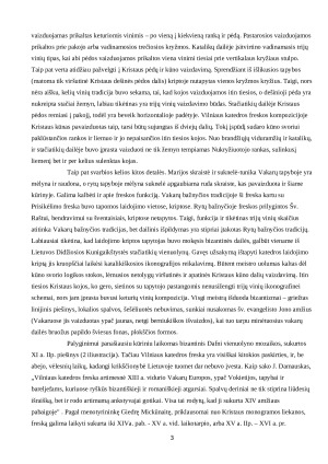 Vilniaus katedros freskos „Nukryžiuotasis su Švč. Mergele Marija ir šv. Evangelistu Jonu“. Paveikslėlis 4