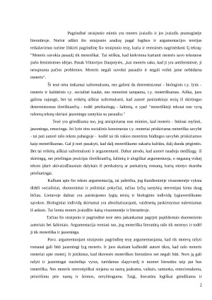 Moters įvaizdis pramoginėje literatūroje. Paveikslėlis 2