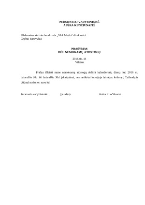 Asmenų vardu rengiami dokumentai. Paveikslėlis 5