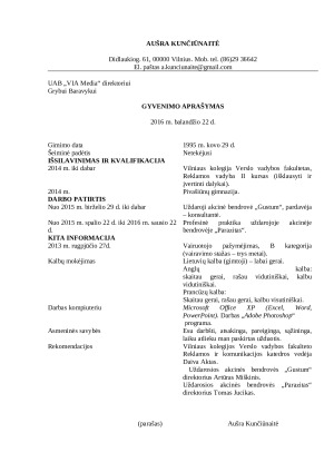Asmenų vardu rengiami dokumentai. Paveikslėlis 7