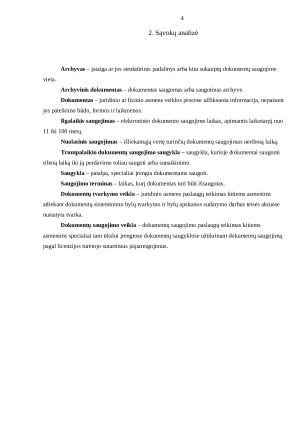 Dokumentų saugojimas archyvuose reikalavimai ir ypatybės. Paveikslėlis 3