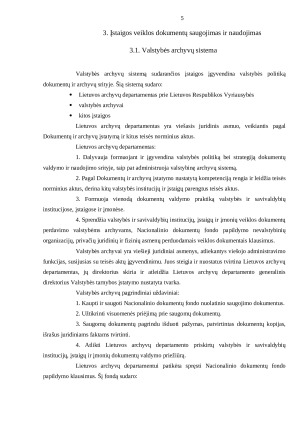 Dokumentų saugojimas archyvuose reikalavimai ir ypatybės. Paveikslėlis 4