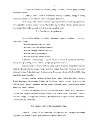 Dokumentų saugojimas archyvuose reikalavimai ir ypatybės. Paveikslėlis 5