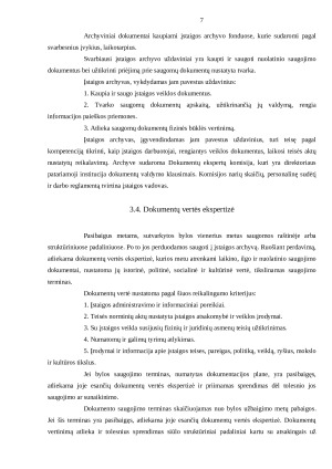 Dokumentų saugojimas archyvuose reikalavimai ir ypatybės. Paveikslėlis 6