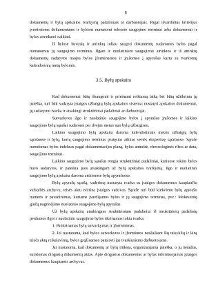 Dokumentų saugojimas archyvuose reikalavimai ir ypatybės. Paveikslėlis 7