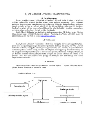 Dokumentų valdymas UAB “Mercell Lithuania”. Paveikslėlis 3