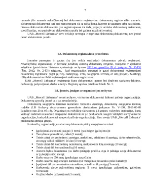 Dokumentų valdymas UAB “Mercell Lithuania”. Paveikslėlis 7