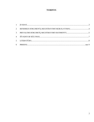 Dokumentų registracija. Paveikslėlis 2
