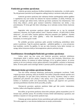 Gyvenimo aprašymas (CV). Paveikslėlis 7