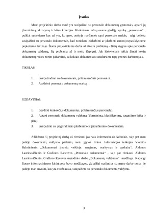 Personalo dokumentai. Paveikslėlis 3