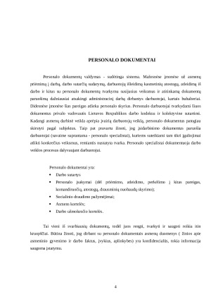 Personalo dokumentai. Paveikslėlis 4