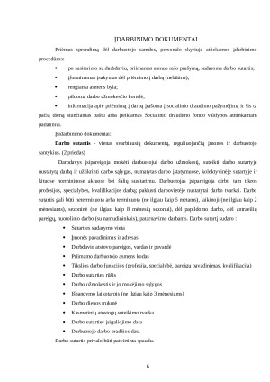 Personalo dokumentai. Paveikslėlis 6