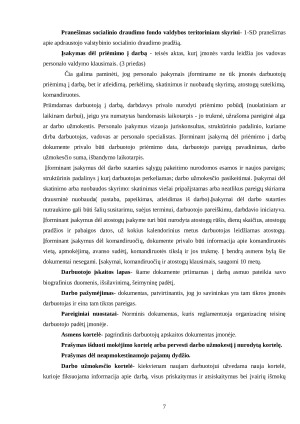 Personalo dokumentai. Paveikslėlis 7