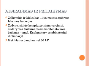 Leksinės funkcijos. Paveikslėlis 4