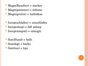 Leksinės funkcijos. Paveikslėlis 9