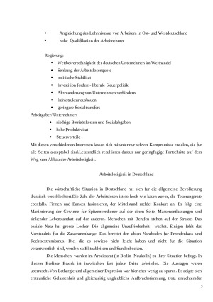 Arbeitslosigkeit in Deutschland und Litauen. Paveikslėlis 2