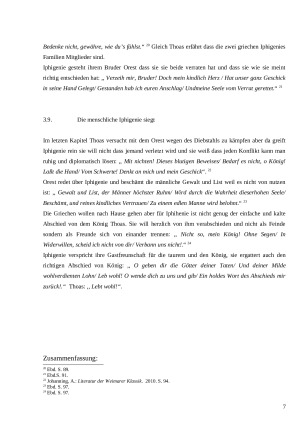 Das Humanitätsideal in der Iphigenie. referatas. Paveikslėlis 7
