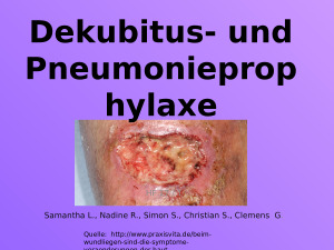 Dekubitus- und Pneumonieprophylaxe. Paveikslėlis 1