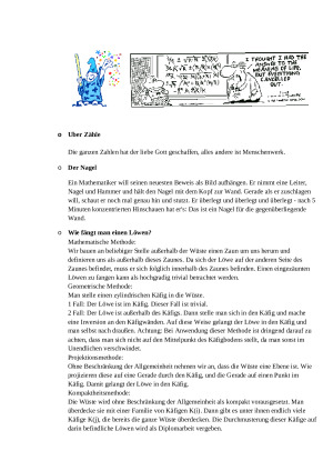 Die mathematischen Witze in Deutschland und in Litauen. Paveikslėlis 8