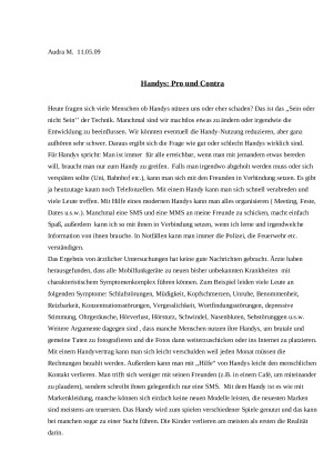 Handys Pro und Contra. Paveikslėlis 1