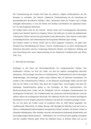 Historische Verhältnisse und Kultur vom 5. – 9. Jh. Das Frankenreich, die Merowinger Dynastie (482 – 714), Herrschaft der Karolinger (714 – 843), Eroberungen Karls des Großen (768 – 814). Christent. Paveikslėlis 5