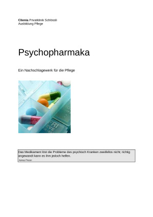 Psychopharmaka. Paveikslėlis 1