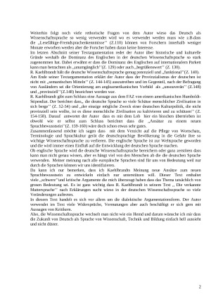 Textgebundene Erörterung von Kaehlbrandts Text. Paveikslėlis 2