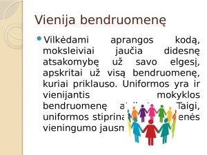 Estetikos svarba teikiant poilsio paslaugas “Aprangos kodas profesinio mokymo įstaigoje”. Paveikslėlis 10