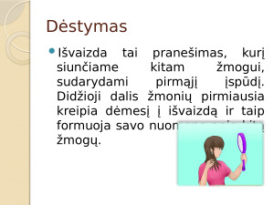 Estetikos svarba teikiant poilsio paslaugas “Aprangos kodas profesinio mokymo įstaigoje”. Paveikslėlis 3
