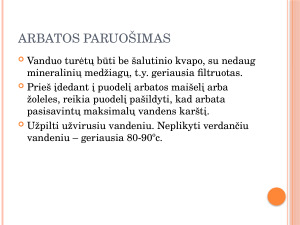 Gėrimų ruošimas ir pateikimas klientams (Šaltųjų gaiviųjų gėrimų patiekimas. Karštieji alkoholiniai gėrimai. Kavos ir arbatos pateikimas). Paveikslėlis 8
