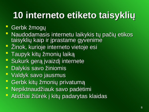 Interneto etiketas. Paveikslėlis 6