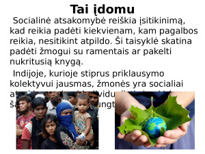 Laisvas pasirinkimas ir atsakomybė. Paveikslėlis 6