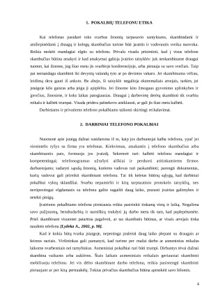 Pokalbiai telefonu. Paveikslėlis 4