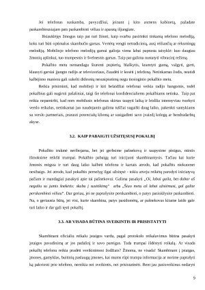 Pokalbiai telefonu. Paveikslėlis 9