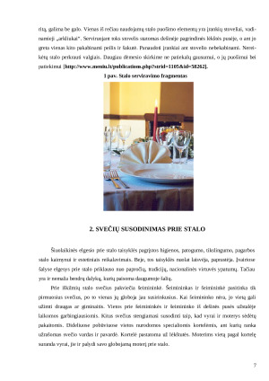 Stalo etiketas. Paveikslėlis 7