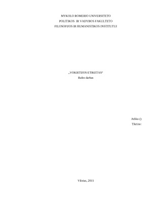 Vokietijos etiketas. Paveikslėlis 1