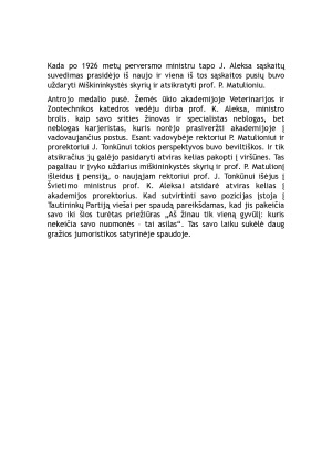 Kai kurie apie prof. P. Matiulionio gyvenimą atsiminimų bruožai. Paveikslėlis 7