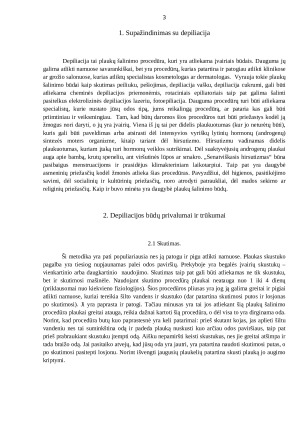 Depiliacijos būdų privalumai ir trūkumai. Paveikslėlis 4