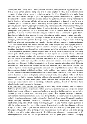 Koks spalvų vaidmuo viduramžiais Kaip viduramžiais kito spalvų vertinimas, aprašymas, aiškinimas, derinimas ir vartojimas. Paveikslėlis 2