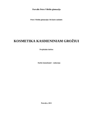 Kosmetika kasdieniniam grožiui. Paveikslėlis 1