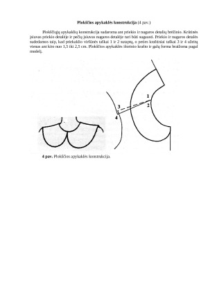 Apykaklių konstrukcijų sudarymas. Paveikslėlis 6