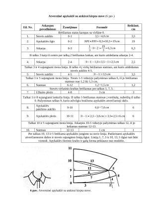 Apykaklių konstrukcijų sudarymas. Paveikslėlis 8
