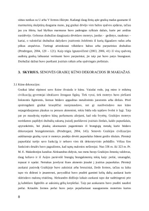 Senovės Graikijos išvaizdos kultūros ypatumai. Paveikslėlis 8