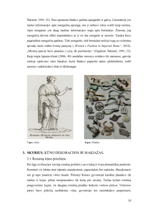 Senovės Romos išvaizdos kultūros ypatumai ir reikšmė visuomenei. Paveikslėlis 10