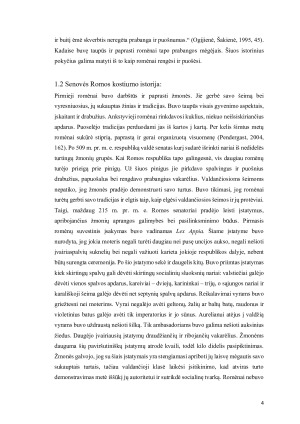 Senovės Romos išvaizdos kultūros ypatumai ir reikšmė visuomenei. Paveikslėlis 4
