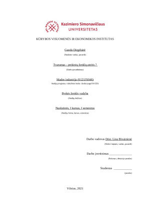 Tvarumas - prekinių ženklų ateitis. Paveikslėlis 1