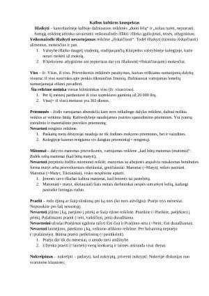 Kalbos kultūros konspektas