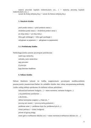 Laidos „Teisė žinoti“ kalbos klaidų analizė. Paveikslėlis 5